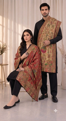 Heritage Reverie Semi Pashmina Reversible Stoles