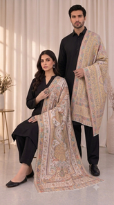 Imperial Weave Reversible Stole