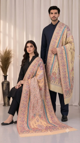 Paisley Heritage Reversible Semi Pashmina Stole With Curated Box Packaging