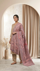 Non Reversible Semi Pashmina Unisex Stoles With Curated Box Packaging