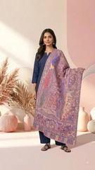 Non Reversible Semi Pashmina Unisex Stoles With Curated Box Packaging