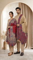 Moonlight Reversible Pashmina Shawl - Pack of 1 With Curated Premium Box Packaging