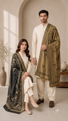 Whispers of Heritage Reversible Modal Unisex Stoles - Pack of 1 With Premium Curated Box Packaging