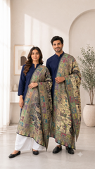 Reversible Semi Pashmina Unisex Stoles With Curated Box Packaging