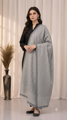 Non Reversible Fine Wool Unisex Stoles - Pack of 1 With Premium Curated Box Packaging