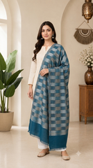 Non Reversible Semi Pashmina Unisex Stoles - Pack of 1 With Premium Curated Box Packaging