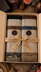 The Kapdakart His & Her Collection Of Semi Pashmina Stole with Premium Box Packaging