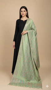 Non Reversible Semi Pashmina Unisex Stole With Curated Box Packaging
