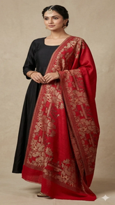 Graceful Non Reversible Pashmina Unisex Stole With Curated Box Packaging