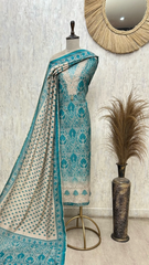 Rose Blossom Heritage Linen Unstitched Suit