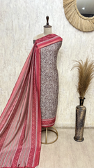 Heritage Maheshwari Cotton Unstitched Suit
