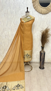 Artistry in Weave Jamdani Linen Unstitched Suits