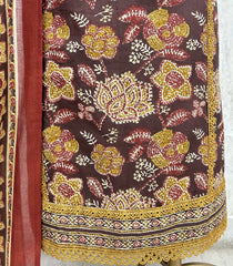 Heritage Rust Threads Cotton Unstitched Suit
