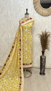 Floral Vine Georgette Unstitched Suit