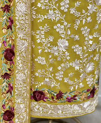 Floral Vine Georgette Unstitched Suit