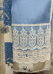 Navyara Mul Chanderi Unstitched Suit