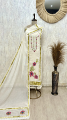 Graceful Kota Cotton Unstitched Suit
