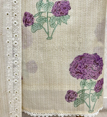 Ivory Chikankari Elegance cotton Unstitched Suit