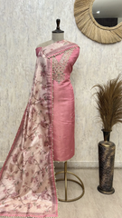 Sky Elegance Maheshwari Unstitched Suit