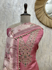 Sky Elegance Maheshwari Unstitched Suit