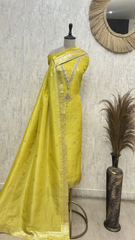 Sunshine Elegance Tissue Unstitched Suit