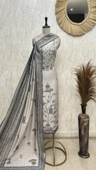 Silver Heritage Elegance Maheshwari Unstitched Suit