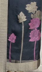 Timeless Kanjivaram Silk Floral Elegance Unstitched Suit