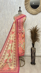 Timeless Linen Elegance Unstitched Suit