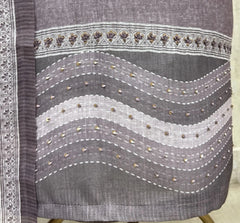 Classic Style Linen Unstitched Suit