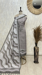 Classic Style Linen Unstitched Suit