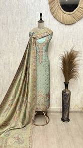 Premium Traditional Banarasi Silk Unstitched Suit