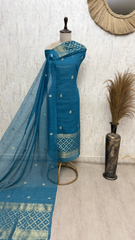Elegance of Banarasi Chanderi Unstitched Suits
