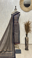 Ajrakh Ethnic Charm cotton Unstitched Suit
