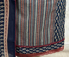 Ajrakh Ethnic Charm cotton Unstitched Suit