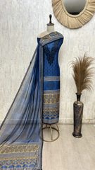 Contemporary Grace Maheshwari Unstitched Suit