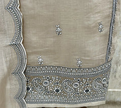 Pastel Threadwork Charm Mul cotton Unstitched suit
