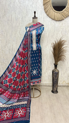 Heritage Gajji Silk Unstitched Suit