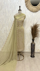 Elegant Georgette Unstitched Suit