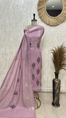 Mul Chanderi Ethnic Grace Unstitched Suit