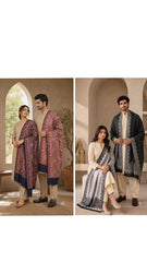 The Kapdakart His & Her Collection Of Fine wool & Cashmere wool Reversible Stole with Premium Box Packaging