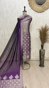 Resplendent Kanjivaram Silk Unstitched Suits