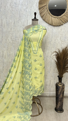 Soft Mul Cotton Set Unstitched Suit