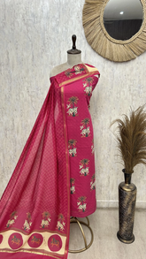 Elegant Hakuba Cotton Unstitched suit