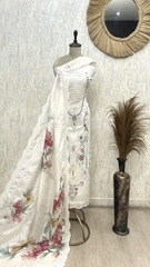 Embroidered Grace organza Unstitched suit