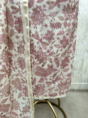 Rose Embroidered Grace Mul chanderi Unstitched suit