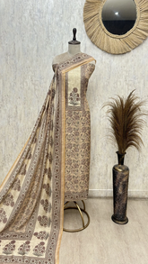 Blush Floral Heritage Unstitched suit