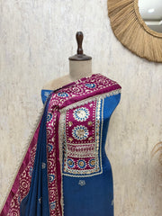 Heirloom Elegance Gajji Silk Unstitched Suits