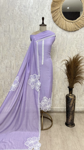 Bloom embroidery grace Mul cotton Unstitched suit