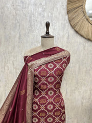 Timeless elegance Banarasi Silk Unstitched Suits