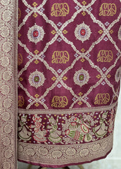 Timeless elegance Banarasi Silk Unstitched Suits